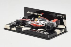 McLaren Mercedes MP4-22 #2 L. Hamilton Race Car 2007 Minichamps 1:43 530074302 Metaal — afbeelding 3 van 5