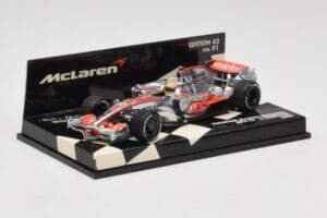 McLaren Mercedes MP4-23 #22 L. Hamilton Race Car 2008 Minichamps 1:43 530084322 Metaal — afbeelding 2 van 5