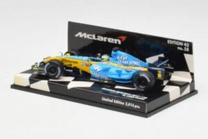 McLaren MP4-19B #5 D. Coulthard F1 2004 Minichamps 1:43 530044315 Metaal — afbeelding 2 van 5
