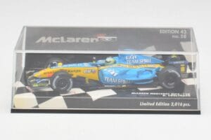McLaren MP4-19B #5 D. Coulthard F1 2004 Minichamps 1:43 530044315 Metaal — afbeelding 5 van 5