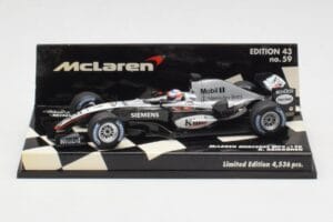 McLaren MP4-19B #6 K. Raikkonen F1 2004 Minichamps 1:43 530044316 Metaal