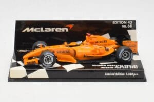 McLaren MP4/20 P. de la Rosa 2006 Minichamps 1:43 530064394 Metaal