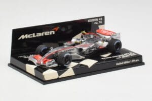 McLaren MP4-21 P. de la Rosa Test 2006 Minichamps 1:43 530064343 Metaal — afbeelding 3 van 5