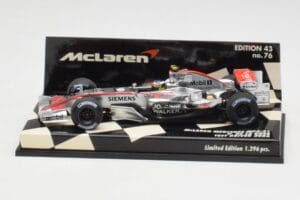 McLaren MP4-21 P. de la Rosa Test 2006 Minichamps 1:43 530064343 Metaal