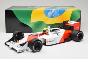 McLaren Honda MP4/4 Marlboro #12 A. Senna F1 World Champion 1988 Minichamps 1:12 540881212 Metaal — afbeelding 6 van 6