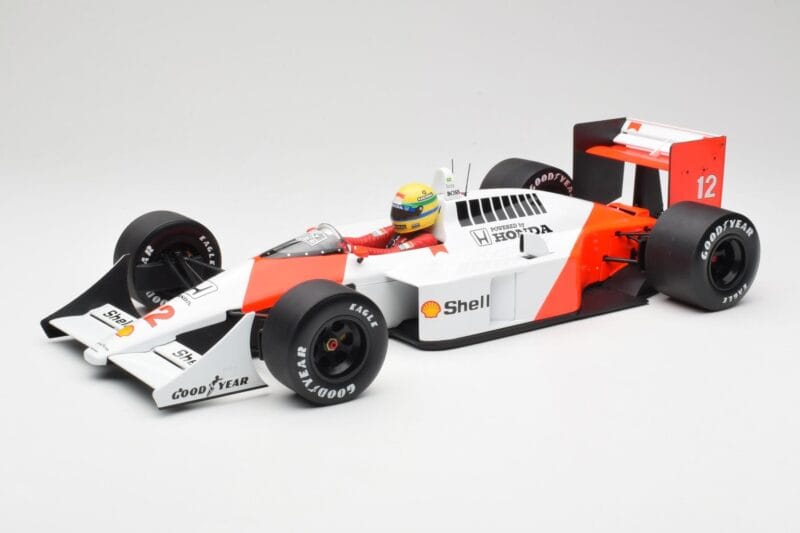 McLaren Honda MP4/4 Marlboro #12 A. Senna F1 World Champion 1988 Minichamps 1:12 540881212 Metaal