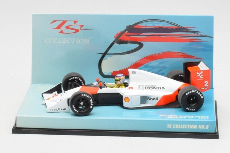 McLaren MP4/5 T. Sato Demonstration Run 2002 Minichamps 1:43 518020102 Metaal