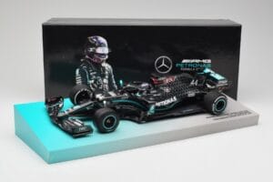 Mercedes AMG Petronas W11 #44 L. Hamilton Winner British GP 2020 Minichamps 1:18 113200444 Metaal — afbeelding 7 van 7