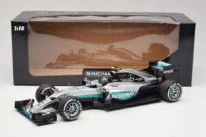 Mercedes AMG W07 #6 N. Rosberg Australia GP Winner 2016 Minichamps 1:18 110160006 Metaal — afbeelding 6 van 7