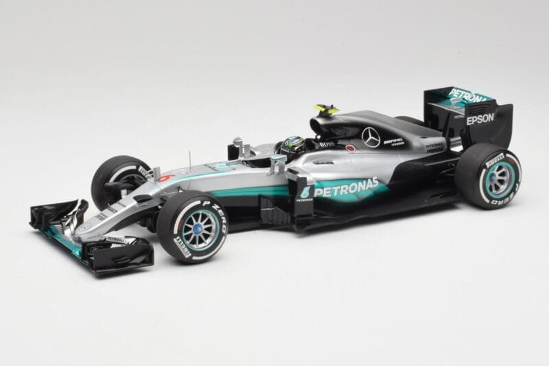 Mercedes AMG W07 #6 N. Rosberg Australia GP Winner 2016 Minichamps 1:18 110160006 Metaal