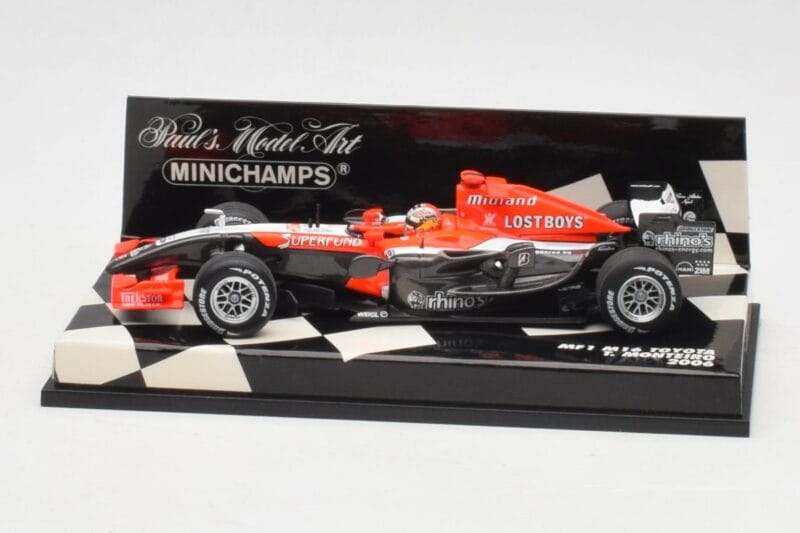 MF1 M16 Toyota #18 T. Monteiro F1 2006 Minichamps 1:43 400060018 Metaal