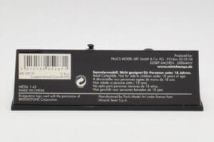 Minardi Cosworth PS03 #19 G. Bruni F1 2003 Minichamps 1:43 400030139 Metaal — afbeelding 4 van 5