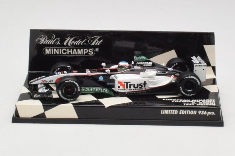 Minardi Cosworth PS03 #19 G. Bruni F1 2003 Minichamps 1:43 400030139 Metaal
