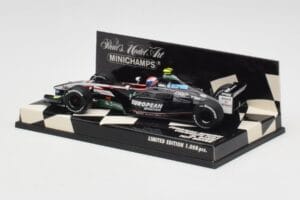 Minardi Cosworth PS03 M. Bobbi Test Car 2003 Minichamps 1:43 400030039 Metaal — afbeelding 4 van 5