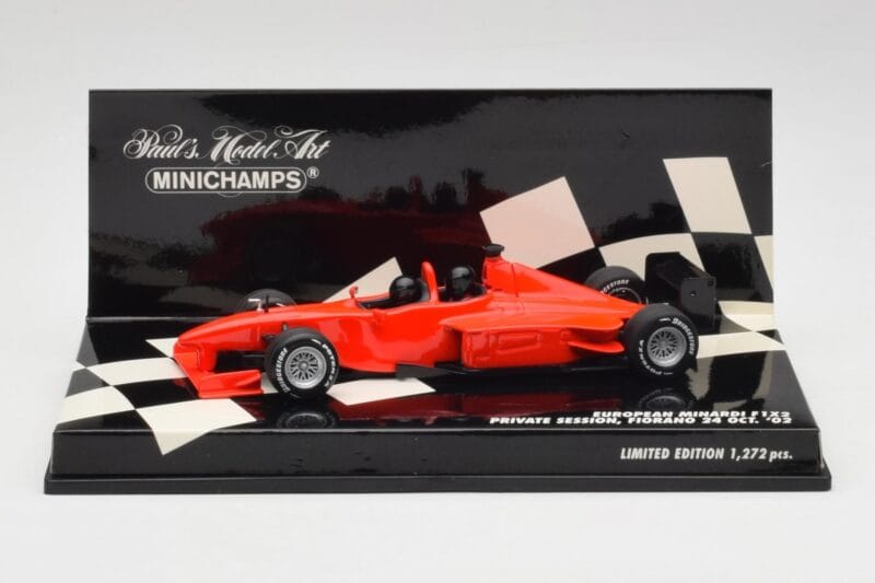 Minardi F1X2 Fiorano Test 2002 Minichamps 1:43 400020510 Metaal