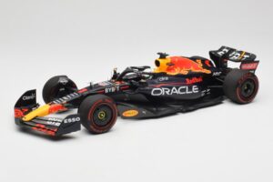 Oracle Red Bull Racing RB18 #1 M. Verstappen Winner Belgian GP 2022 Minichamps 1:18 110221401 Metaal