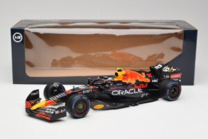 Oracle Red Bull Racing RB18 #11 S. Perez Monaco GP Winner Rain Tyre Version 2022 Minichamps 1:18 110222711 Metaal — afbeelding 7 van 7