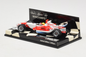 Toyota TF106 Panasonic #11 R. Schumacher Panasonic Toyota Racing Showcar 2006 Minichamps 1:43 400060077 Metaal — afbeelding 3 van 5