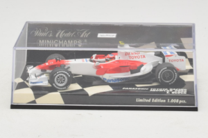Toyota T. Glock Panasonic Toyota Racing Showcar F1 2008 Minichamps 1:43 400080082 Metaal — afbeelding 5 van 5