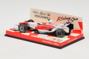Panasonic Toyota Racing TF108 T. Glock F1 Showcar 2008 Minichamps 1:43 403080082 Metaal — afbeelding 3 van 5