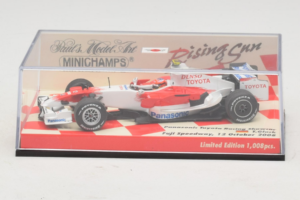 Panasonic Toyota Racing TF108 T. Glock F1 Showcar 2008 Minichamps 1:43 403080082 Metaal — afbeelding 5 van 5