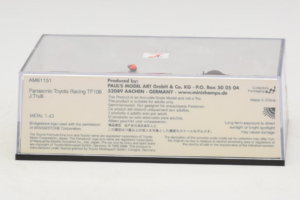 Toyota TF108 #12 J. Trulli Panasonic Toyota Racing F1 2008 Minichamps 1:43 AM61151 Metaal — afbeelding 5 van 6
