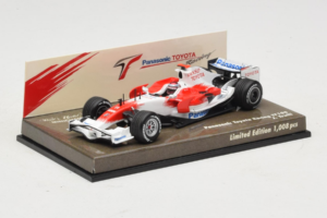 Toyota TF108 Panasonic #12 J. Trulli F1 2008 Minichamps 1:43 AM611513 Metaal — afbeelding 2 van 5