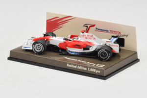 Toyota TF108 Panasonic #12 J. Trulli F1 2008 Minichamps 1:43 AM611513 Metaal — afbeelding 3 van 5