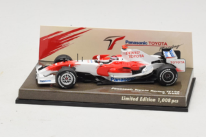 Toyota TF108 Panasonic #12 J. Trulli F1 2008 Minichamps 1:43 AM611513 Metaal