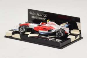 Toyota TF108 #11 T. Glock Panasonic Toyota Racing F1 2008 Minichamps 1:43 400080012 Metaal — afbeelding 3 van 5