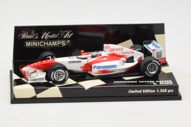 Toyota TF104 Panasonic #16 R. Zonta Panasonic Toyota Racing 2004 Minichamps 1:43 400040116 Metaal