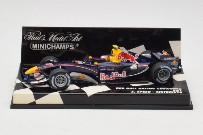 Red Bull RB1 Cosworth S. Speed Test Car 2005 Minichamps 1:43 400050137 Metaal