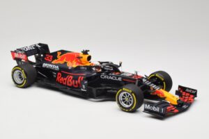 Red Bull Racing Honda RB16B #33 M. Verstappen Mexican GP Winner 2021 Minichamps 1:18 110211933 Hars — afbeelding 4 van 6