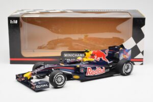 Red Bull RB6 #7 M. Webber Red Bull Racing Showcar 2010 Minichamps 1:18 150100076-R1 Metaal — afbeelding 6 van 6