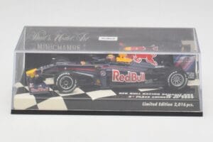 Red Bull Racing Renault RB5 #14 M. Webber Race Car 2009 Minichamps 1:43 400090114 Metaal — afbeelding 5 van 5