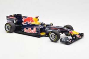 Red Bull Racing Renault RB6 #5 S. Vettel F1 World Champion Showcar 2010 Minichamps 1:18 150100075 Metaal — afbeelding 4 van 6