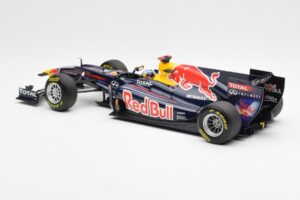 Red Bull Racing Renault RB6 #5 S. Vettel F1 World Champion Showcar 2010 Minichamps 1:18 150100075 Metaal — afbeelding 5 van 6