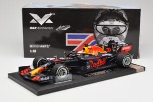 Red Bull RB16 #33 M. Verstappen Red Bull Racing 70th Anniversary GP Winner 2020 Minichamps 1:18 113200533-M1 Hars — afbeelding 7 van 7