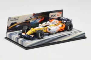 Renault R27 G. Fisichella / H. Kovalainen Showcar 2007 Minichamps 1:43 403070172 Metaal — afbeelding 2 van 5