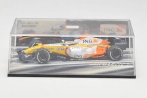 Renault R27 G. Fisichella / H. Kovalainen Showcar 2007 Minichamps 1:43 403070172 Metaal — afbeelding 5 van 5