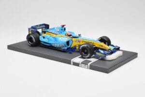 Renault F1 Team R25 #5 F. Alonso 3rd Place Brazil GP 2005 World Champion Minichamps 1:18 117051705 Metaal — afbeelding 4 van 7