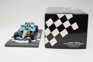 Renault F1 Team R25 #5 F. Alonso 3rd Place Brazil GP 2005 World Champion Minichamps 1:18 117051705 Metaal — afbeelding 6 van 7