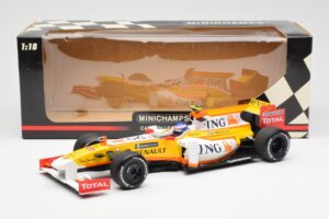 Renault F1 Team R29 #10 R. Grosjean F1 2009 Minichamps 1:18 150090108 Metaal — afbeelding 6 van 6