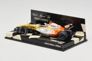 Renault R28 #6 Showcar 2008 Minichamps 1:43 400080076 Metaal — afbeelding 3 van 5
