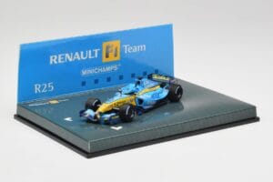 Renault R25 #1 F. Alonso F1 World Champion 2005 Minichamps 1:43 403050105 Metaal — afbeelding 2 van 4