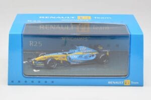 Renault R25 #1 F. Alonso F1 World Champion 2005 Minichamps 1:43 403050105 Metaal — afbeelding 4 van 4