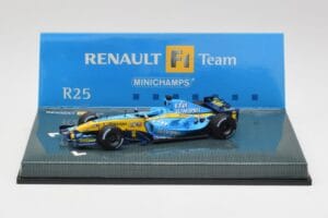 Renault R25 #1 F. Alonso F1 World Champion 2005 Minichamps 1:43 403050105 Metaal