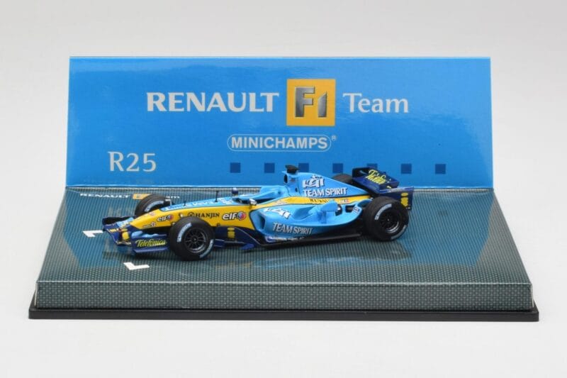 Renault R25 #1 F. Alonso F1 World Champion 2005 Minichamps 1:43 403050105 Metaal