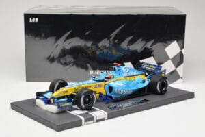 Renault R25 #5 F. Alonso Bahrain GP 2005 Minichamps 1:18 117050305 Hars — afbeelding 7 van 7