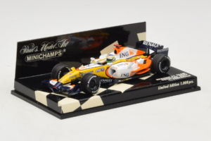 Renault R27 #3 G. Fisichella Renault F1 Team Showcar 2007 Minichamps 1:43 400070073 Metaal — afbeelding 2 van 5